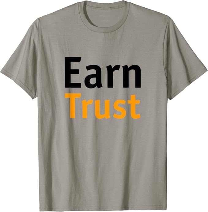 Earn Trust TShirt Clothing, Shoes & Jewelry
